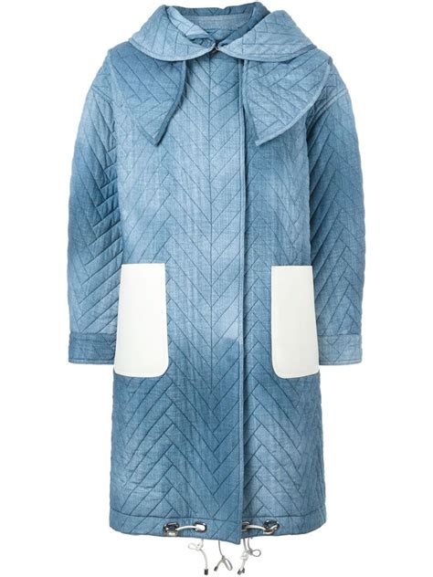 fendi blue coat|vintage Fendi coat.